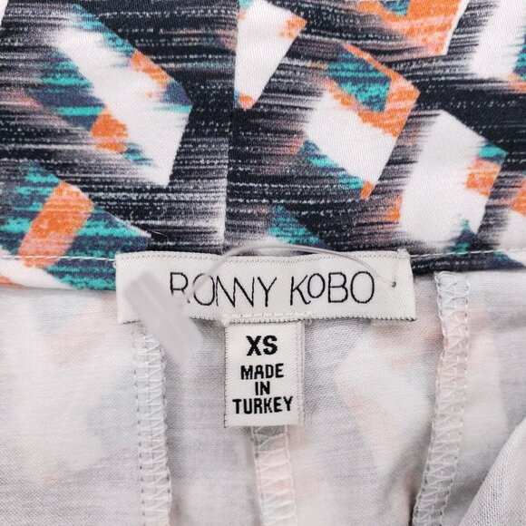 RONNY KOBO Ariyah Pants Multi Geometric Pattern Tapered High Rise Size XS - NWT - Picture 9 of 11